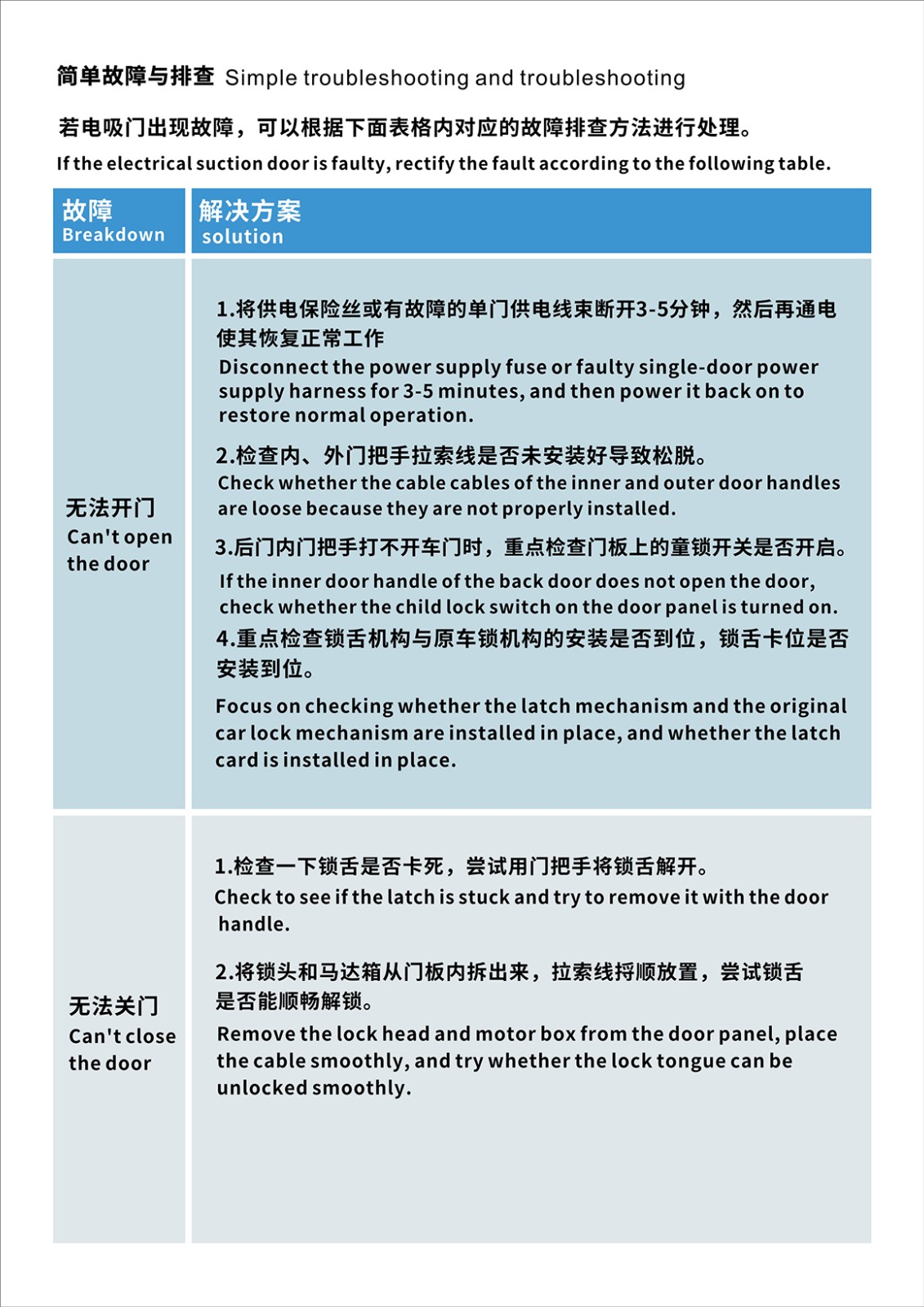 吉利银河电吸门